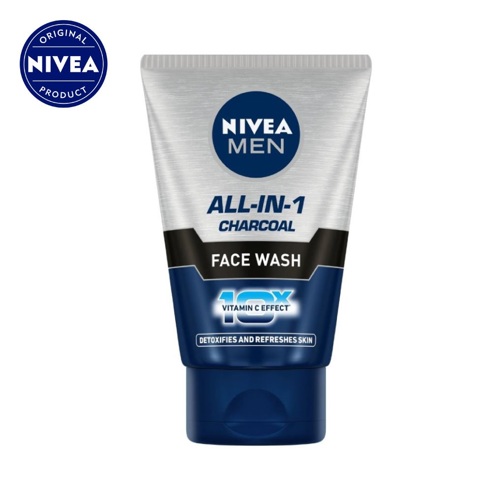 NIVEA MEN All-in-1 Charcoal Face Wash 50ml