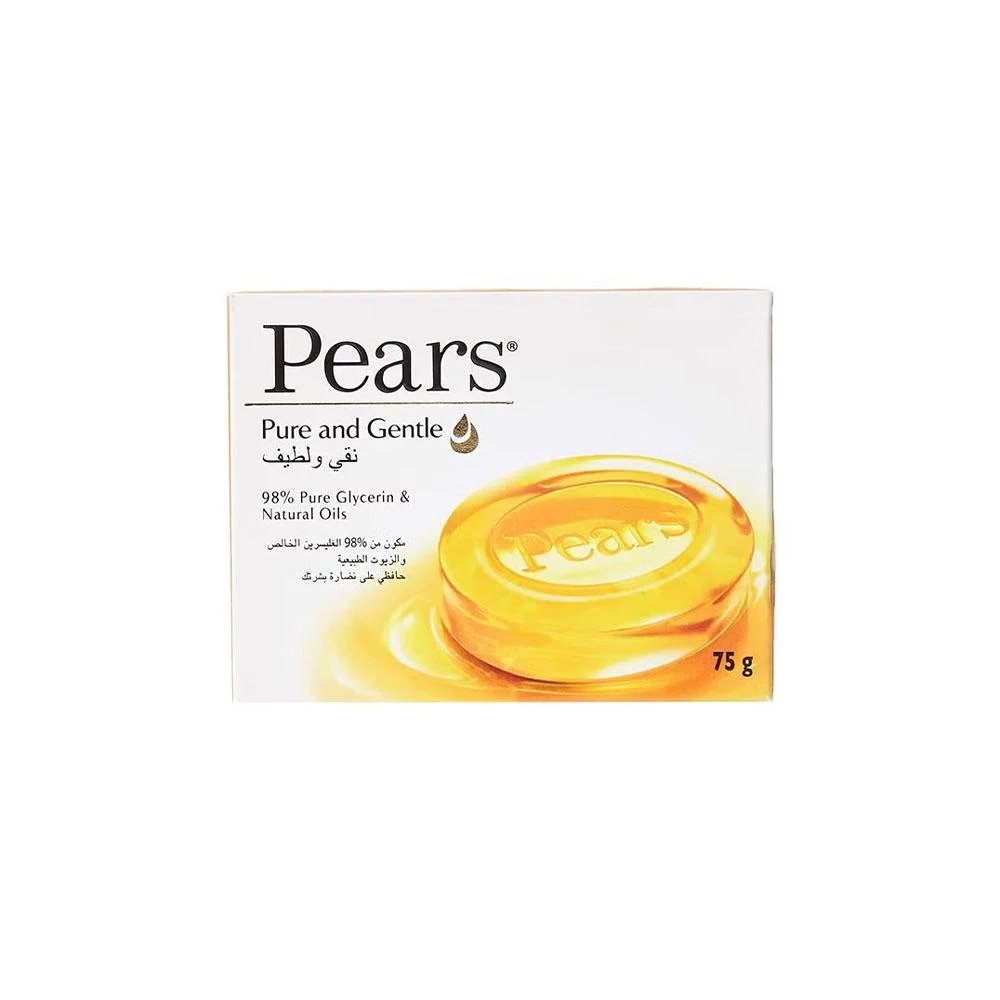Pears Transparent Soap Amber Natural Oils 75gm