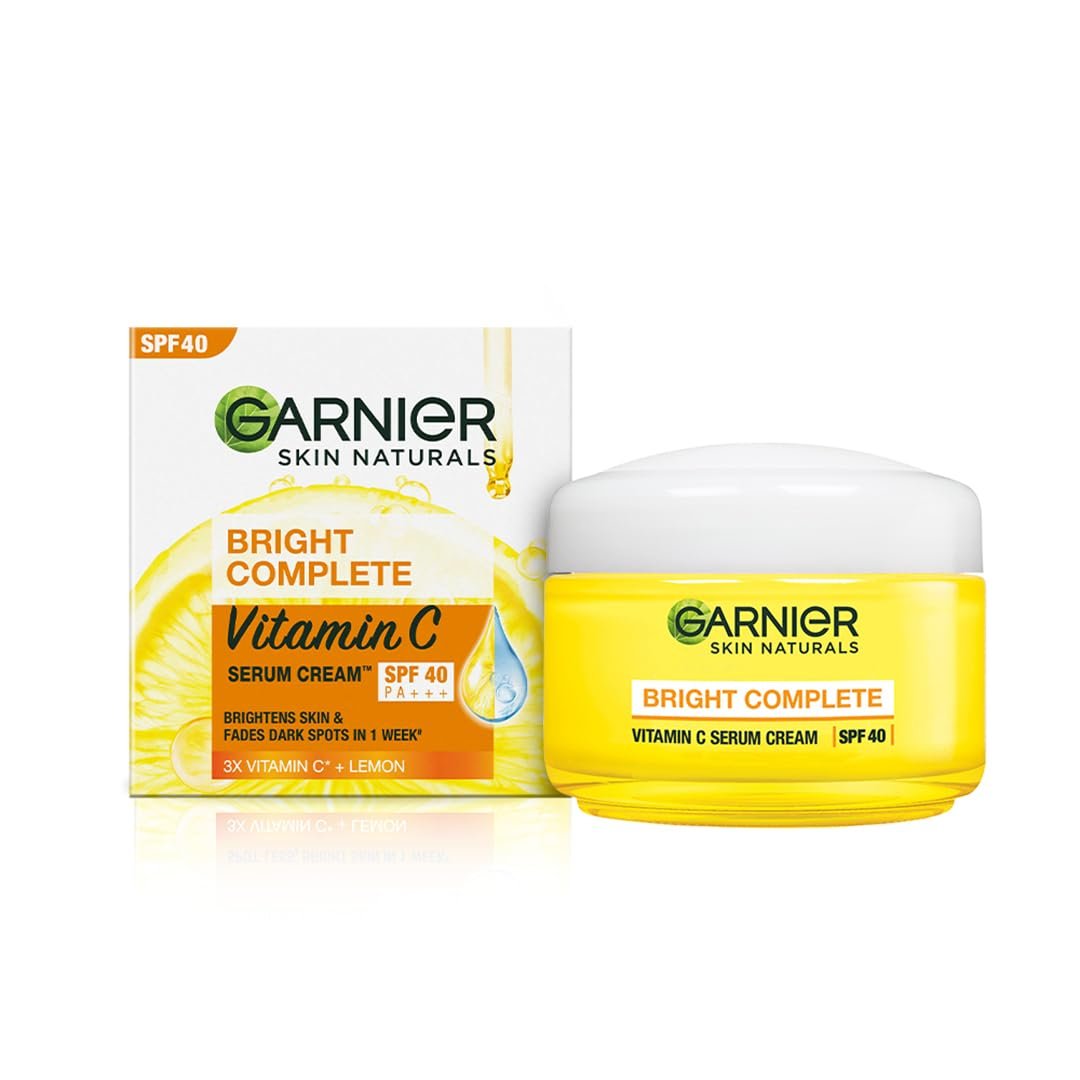 Garnier Bright Complete VITAMIN C SPF40/PA+++ Serum Cream (IN) 45gm